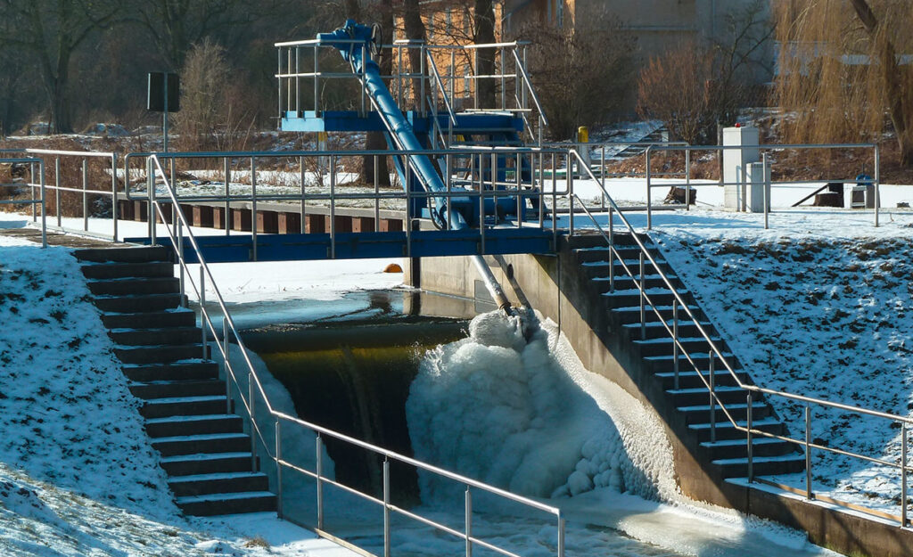 Schleusenwerk mit Technik von ADE-WERK