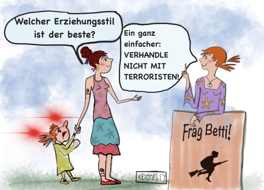 Cartoon von Betti Ley