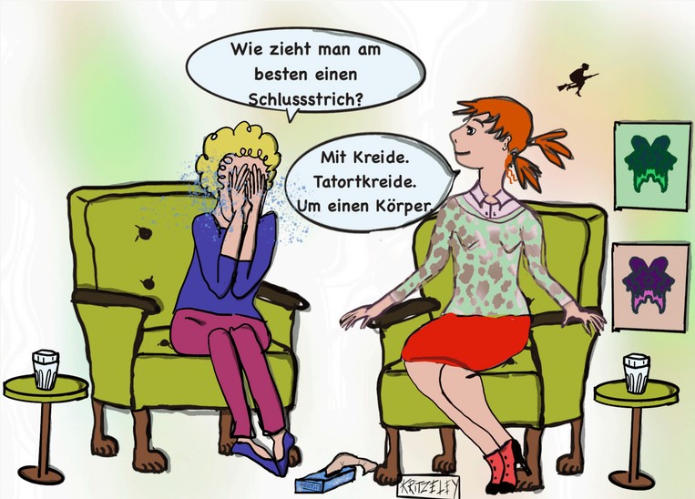 Cartoon von Betti Ley