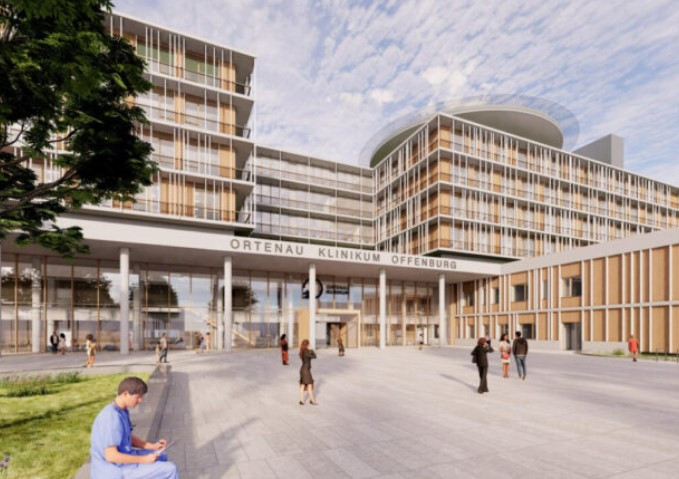 Klinikneubau Offenburg (Visualisierung)
