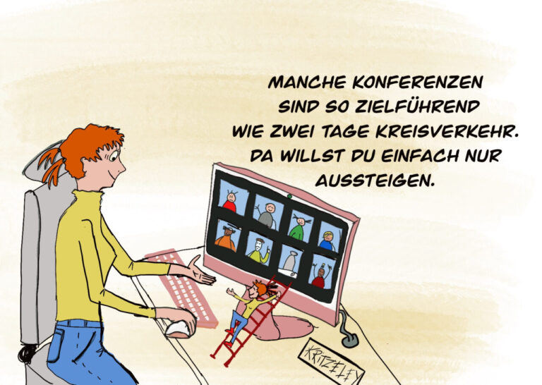 Cartoon von Bettina Ley