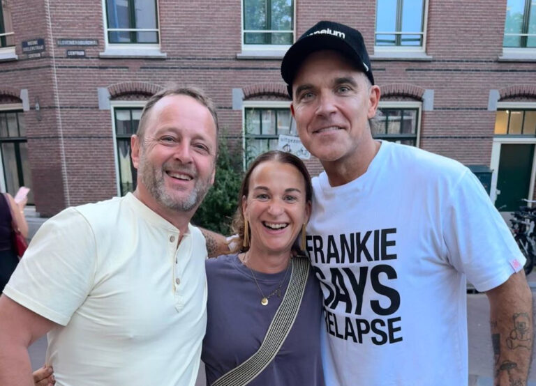 Begegnung mit Weltstar Robbie Williams
