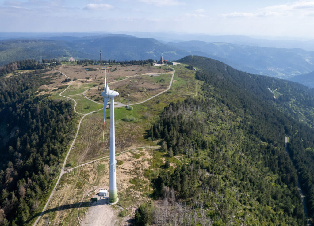 Windkraft auf der Hornisgrinde