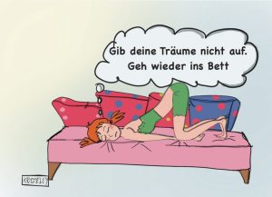 Cartoon Bettina Ley