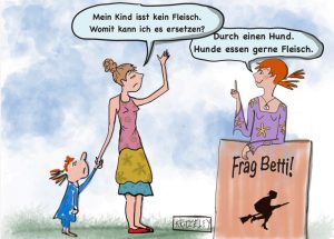 Cartoon Bettina Ley