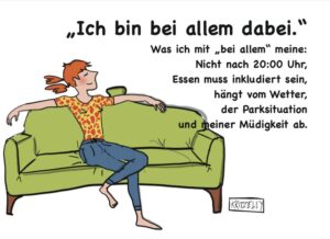 Cartoon Bettina Ley
