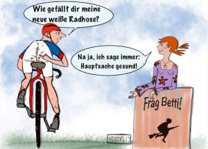 Cartoon Bettina Ley