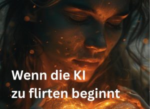 Buch-Cover Ausschnitt "Wenn die KI zu flirten beginnt"