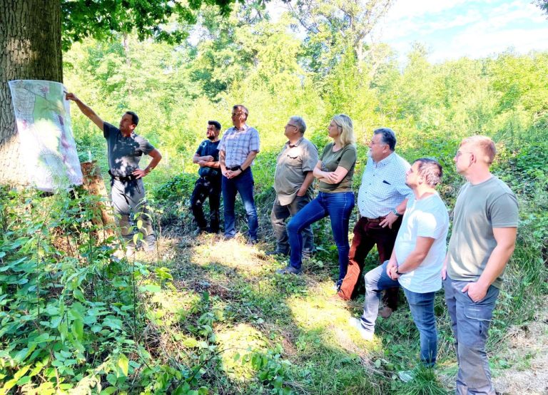 Waldbegehung Landratsamt CDU