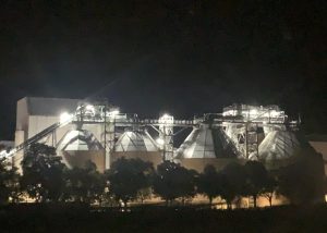 Koehler Heizkraftwerk Nacht
