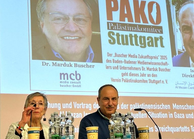 Annette Groth und Issam Younis