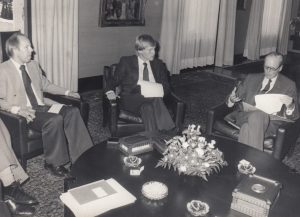 Klaus-Ulrich Moeller mit Carl Carstens