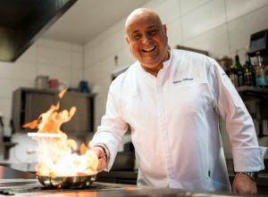 Martin Sklenar in der Küche