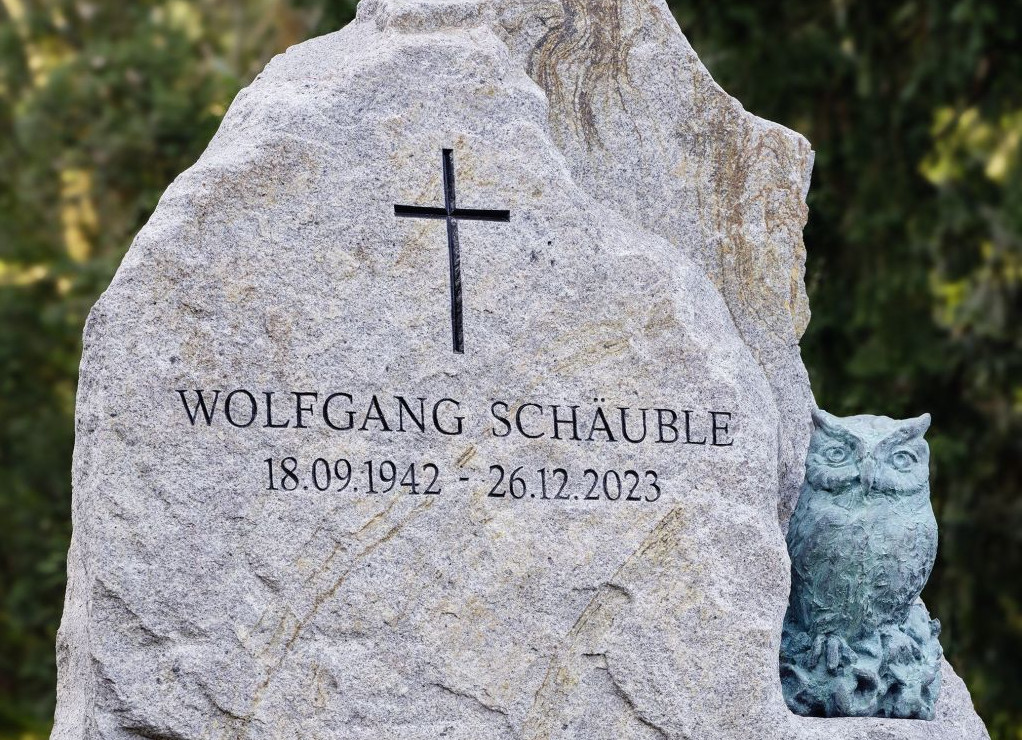 Grab von Wolfgang Schäuble