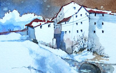 Aquarell von Ewald Weinald