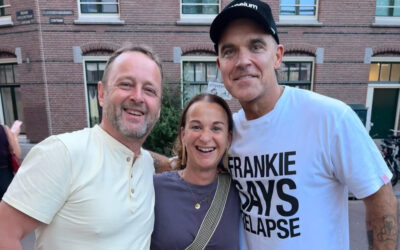Begegnung mit Weltstar Robbie Williams