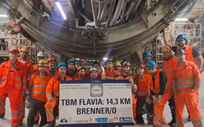 Arbeiten am Brenner Basistunnel