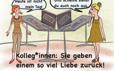 Cartoon von Betti Ley