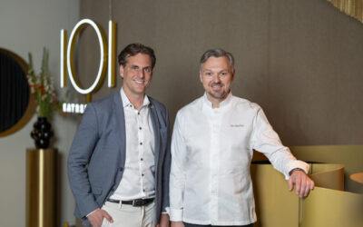 Thomas Mack und Küchenchef Peter Hagen Wiest