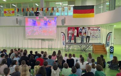 Die HFG-RoboS beim Empfang in Oberkirch