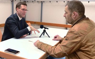 Manuel Hagel und Wolfgang Huber