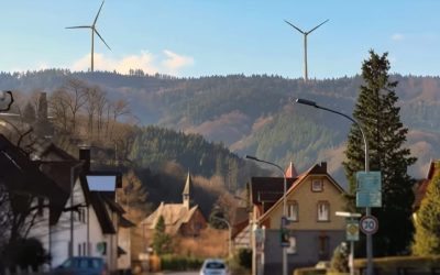 Windpark Schwend in der Visualisierung