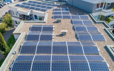 Solaranlage auf Gebäudedach