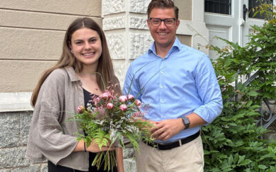 Teresa Männle und OB Gregor Bühler (Oberkirch)